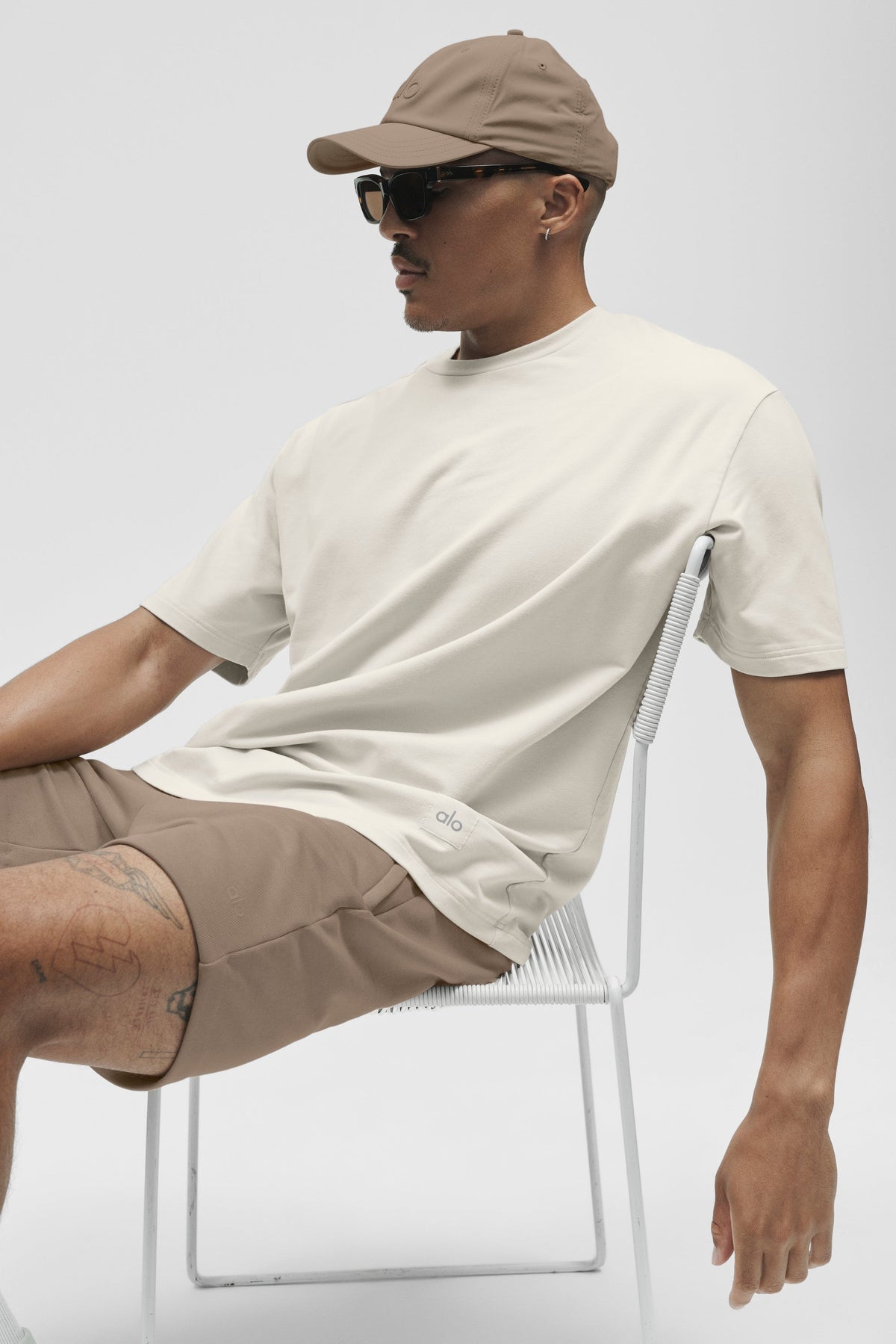 T-shirt Double Take – Os (blanc cassé)
