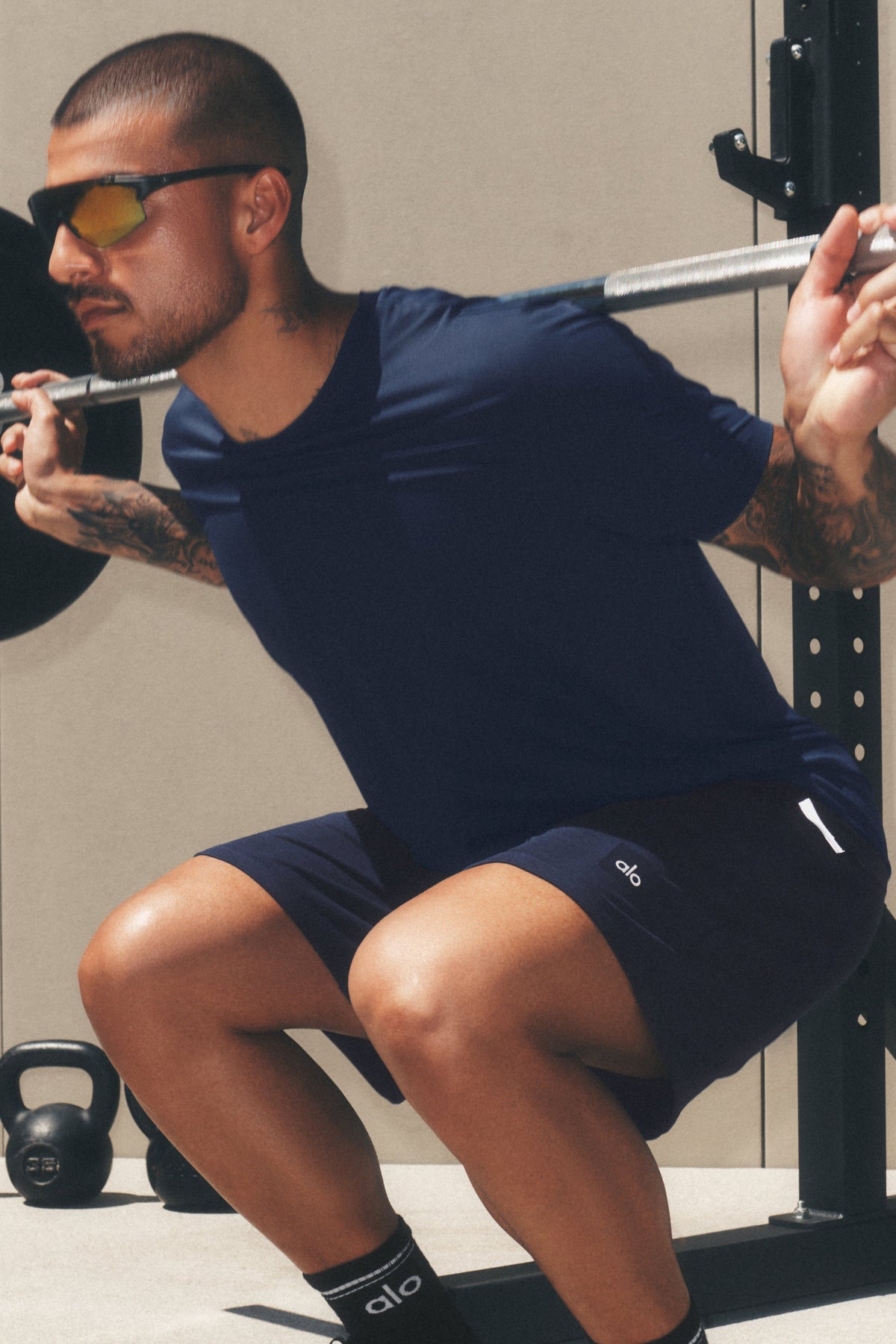 T-shirt col rond Idol – Bleu marine