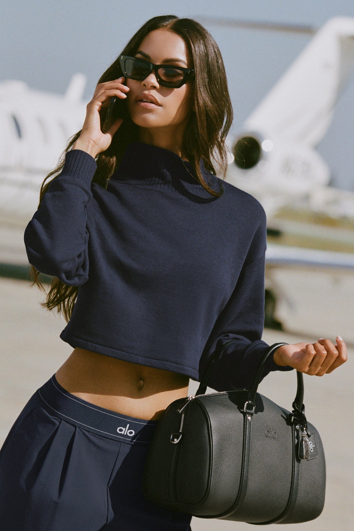 Sweat court Serenity – Bleu marine